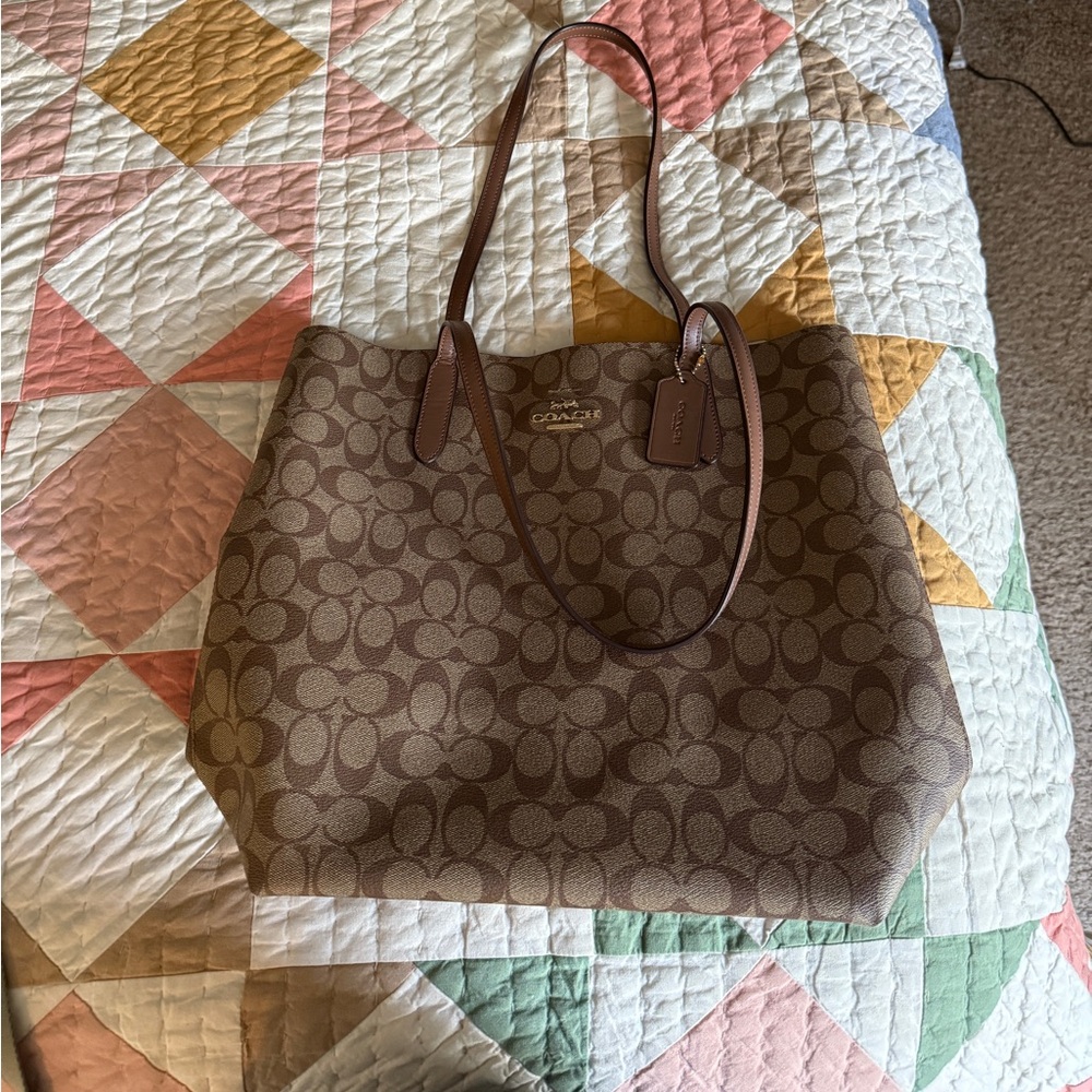 Coach Brown Tote Bag